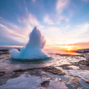 Geyser Strokkur eruption