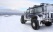 jeep on top of Landjokull Glacier in Iceland