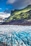 Iceland Travel - Stunning Vatnajokull glacier and mountains in Iceland