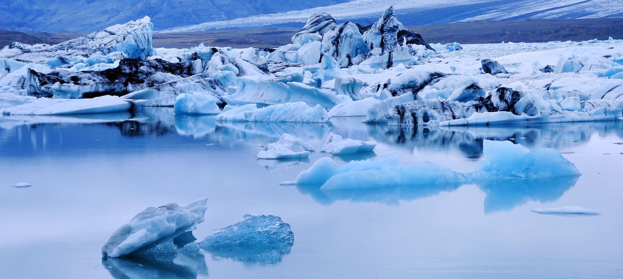 Iceberg in Jokulsarlon lagoon, Iceland