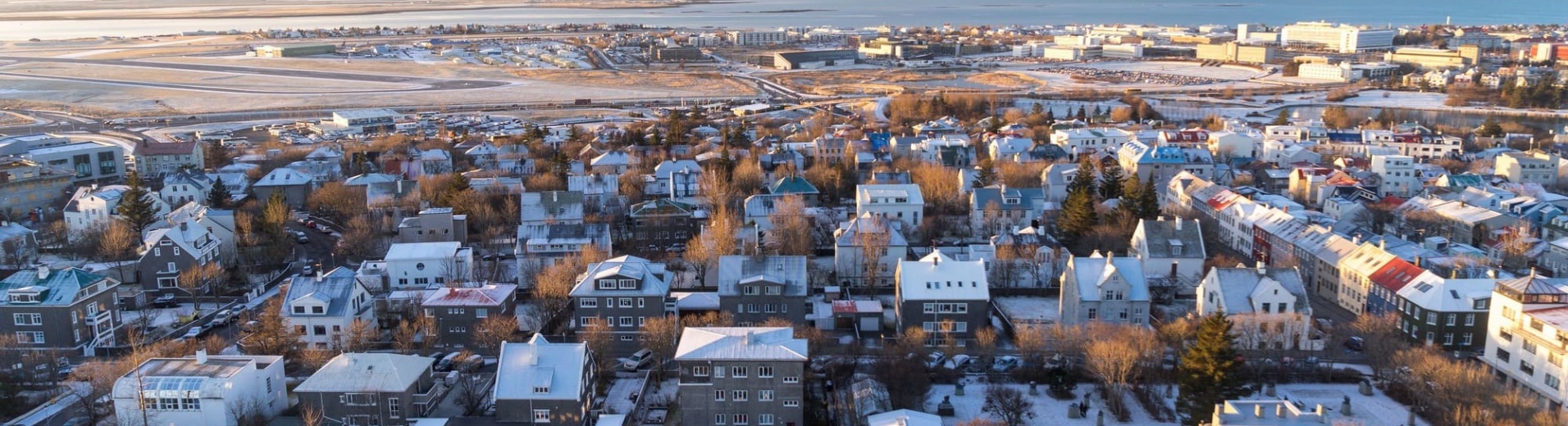 Reykjavik from the Hallgrimskirkja Cathedral - Iceland