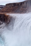 Gullfoss waterfall, canyon of the Hvita river