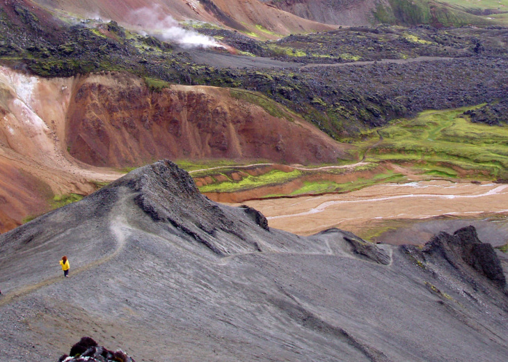 volcano and glacier iceland