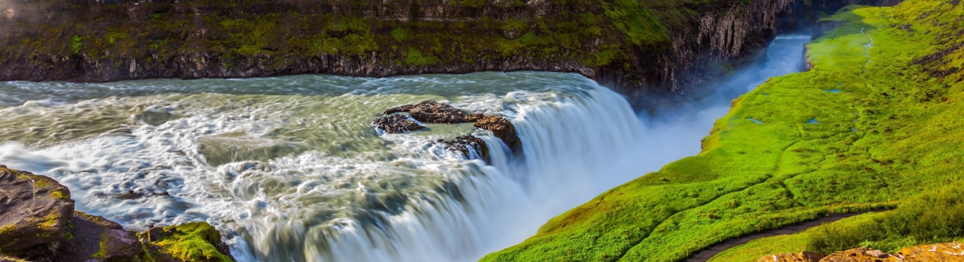 Gullfoss on the Hvitau River