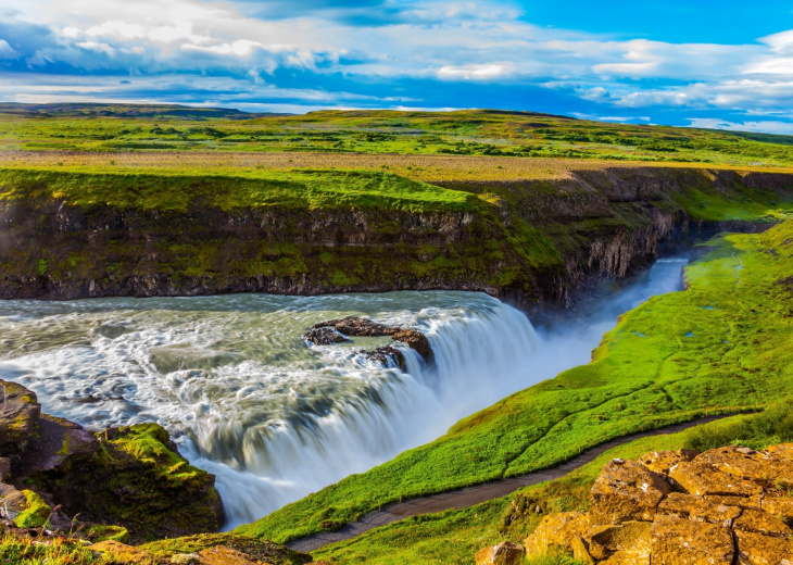 Gullfoss on the Hvitau River