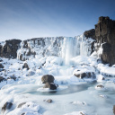 iceland-winter-pingvellir-waterfall