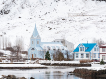 Church in winter